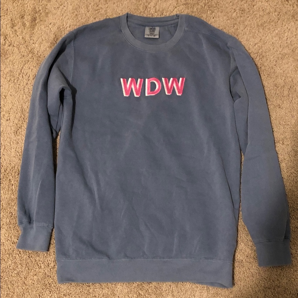 Women’s Blair Lamb Design Blue Crewneck WDW Sweatshirt
